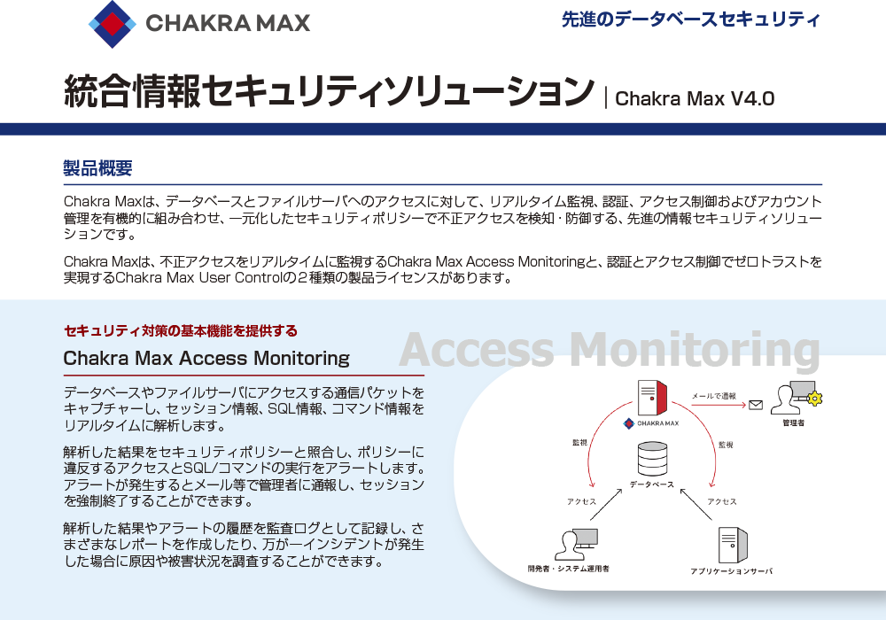 図：Chakra Max V4.0カタログ